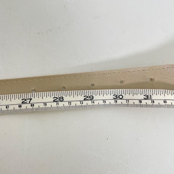 Vintage Minimalist Retro 60s 70s 80s engraved gold belt buckle XS/S - Picture 10 of 14